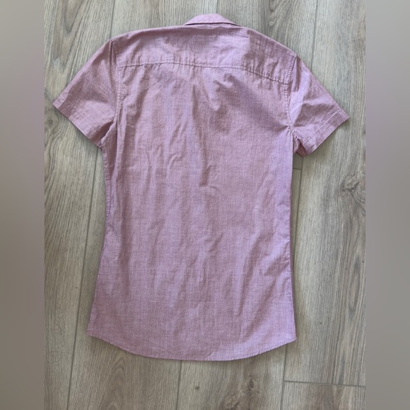 ARMANI EXCHANGE Men's Pink Short Sleeve Shirt 👔 - Picture 8 of 8